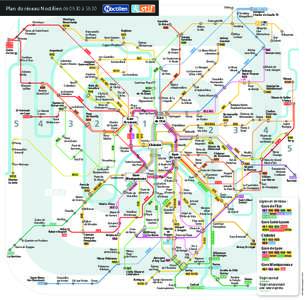 Plan du réseau Noctilien de 0h30 à 5h30  Gif-sur-Yvette Orsay