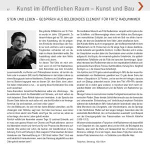 17  Kunst im öffentlichen Raum – Kunst und Bau ›