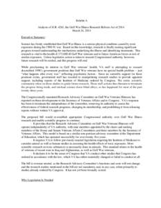 Medicine / Gulf War syndrome / United States Department of Veterans Affairs / Institute of Medicine / Agent Orange / Burn pit / Posttraumatic stress disorder / Veteran / National Coalition for Homeless Veterans / Military personnel / Health / War