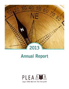 2013 Annual Report plea.org  Our