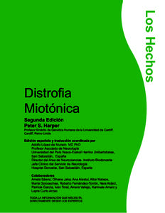Los Hechos  Distrofia Miotónica Segunda Edición Peter S. Harper