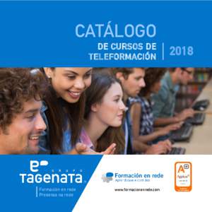 CATÁLOGO DE CURSOS DE TELEFORMACIÓN Formación en rede Presenza na rede