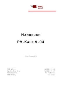 Microsoft Word[removed]06_Handbuch PV-Kalk_9-04_RWC-Software.doc