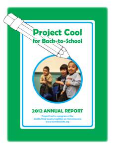 Project Cool  for Back-to-School 2012 Annual Report Project Cool is a program of the