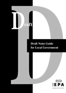 raft  Draft Noise Guide for Local Government  raft
