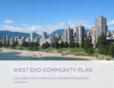 Environmental design / West End /  Vancouver / Robson Street / Land-use planning / Urban planning / Vancouver / Public housing / Planning / Human geography / Urban geography / Urban design