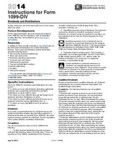 2014  Department of the Treasury Internal Revenue Service  Instructions for Form