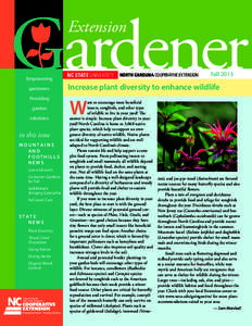 Gardener Extension Empowering gardeners. Providing