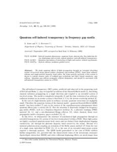 EUROPHYSICS LETTERS  1 May 1999 Europhys. Lett., 46 (3), pp[removed])