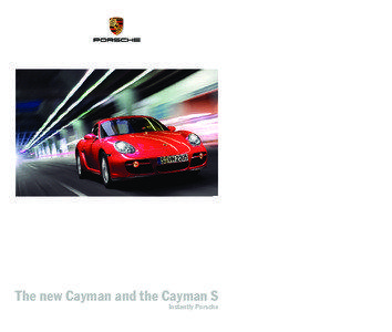 The new Cayman and the Cayman S Instantly Porsche