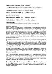 County: Hampshire Site Name: Roydon Woods SSSI Local Planning Authority: Hampshire County Council, New Forest District Council National Grid Reference: SU[removed]ÐSU[removed]ÐSZ[removed]