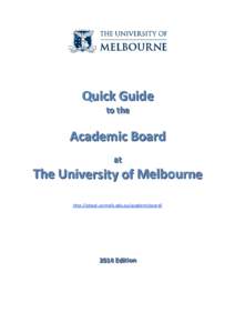 Quick Guide to the Academic Board at
