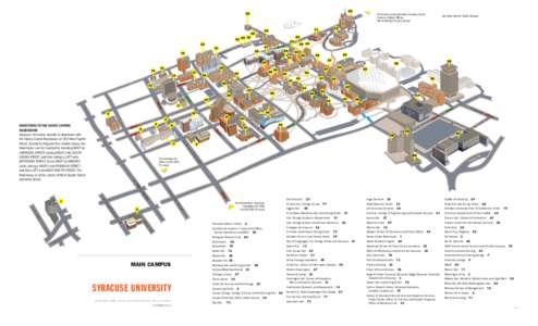 To ComArt, Lampe Athletics Complex, South Campus, Skytop Offices, Bernice Wright Nursery School See other side for South Campus