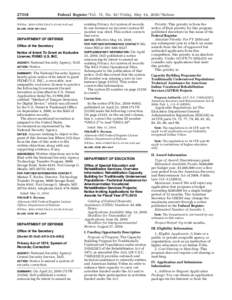 Office of Special Education and Rehabilitative Services; Overview Information; Rehabilitation Capacity Building for Traditionally Underserved Populations--Technical Assistance for American Indian Vocational Rehabilitatio