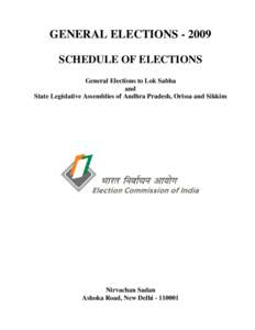 Microsoft Word - General Election 2009 Schedule.doc