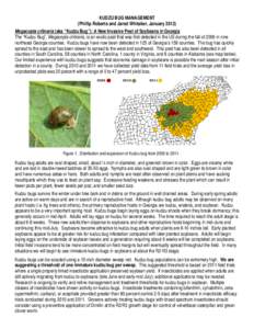 Land management / Megacopta cribraria / Pueraria / Kudzu / Soybean / Anticarsia gemmatalis / Insecticide / Agriculture / Agricultural pest insects / Food and drink