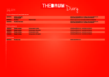 Diar y  July 2014 The Drum Magazine & www.thedrum.com[removed]