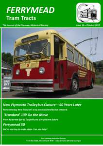 FERRYMEAD Tram Tracts The Journal of the Tramway Historical Society  Issue 19—October 2017