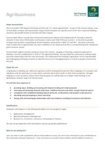 Microsoft Word - Role statement_Agribusiness_July 2014