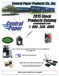 Central Paper Products Co., Inc[removed]Stock Products Catalog centralpaper.com