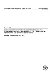 FAO Fisheries and Aquaculture Report No[removed]FIPI/R1008 (En) ISSN[removed]Report of the