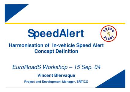 Microsoft PowerPoint - SpeedAlert.ppt