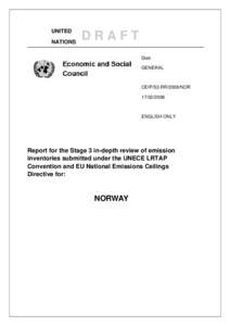 UNITED NATIONS DRAFT Distr. GENERAL