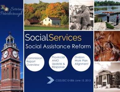 Social Assistance Reform Commission Report Overview  Provincial