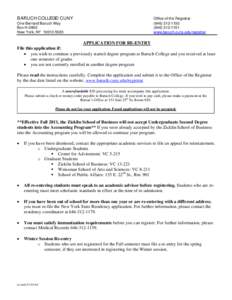 Middle States Association of Colleges and Schools / Zicklin School of Business / New York City / Weissman School of Arts and Sciences / Higher education / Bernard Baruch / New York / City University of New York / Baruch College / American Association of State Colleges and Universities