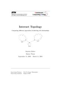 Computing / Network architecture / Internet / Routing / Internet Standards / Internet protocols / IP addresses / Border Gateway Protocol / Router / Peering / Open Shortest Path First / Multihoming