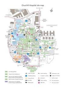 Churchill Hospital site map No exit 3pm - 6pm University of Oxford Old Road Campus