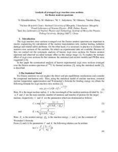 Analysis of Averaged (n,p) Reaction Cross Sections for Fission