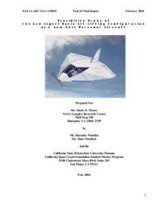 NASA LARC NAG[removed]Task 01 Final Report