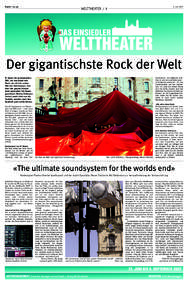 5. Juni[removed]IWELTTHEATER / 4I Der gigantischste Rock der Welt Er bietet ein spektakuläres