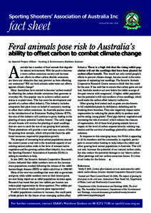 Feral animals pose risk to Australia’s ability to offset carbon to combat climate change