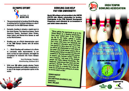 Ten-pin bowling / Jason Belmonte / British Tenpin Bowling Association / Sports / Leisure / Bowling