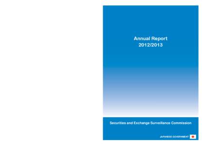 Annual Report[removed]The Securities and Exchange Surveillance Commission Annual Report[removed]