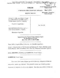 Case 2:09-cv[removed]DB Document 93 Filed[removed]Page *1-, Appellate Case[removed]Document[removed]Date Filed 05/03I’2011 Pg FIi:ti: PUBLISH