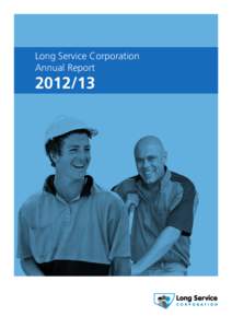 Long Service Corporation Annual Report[removed]  Head Office