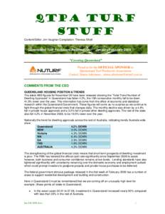 QTPA TURF STUFF Content/Editor: Jim Vaughan Compilation: Theresa Elliott Queensland Turf Producers Association