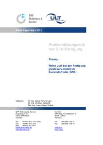 Whitepaper Reine Luft bei GFK Fertigung_110317