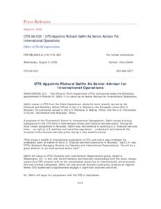 Banking in the United States / Savings and loan association / Richard Gaffin / Protestantism / Calvinism / Financial services / Office of Thrift Supervision / Financial institutions / OTS