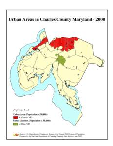 Urban Areas in Charles County Maryland  