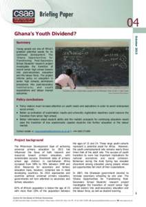 Republics / Vocational education / International Growth Centre / Secondary education / Centre for the Study of African Economies / Education / Economic Community of West African States / Ghana