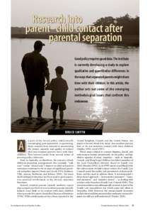 Child contact - article  - Australian Institute of Family Studies (AIFS)