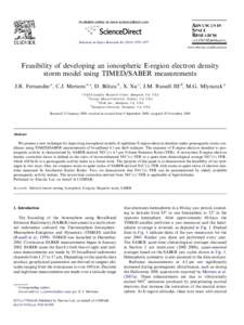 Feasibility of developing an ionospheric E-region electron density storm model using TIMED/SABER measurements