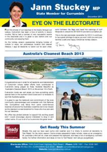 Queensland / Currumbin /  Queensland / Tugun /  Queensland / Gold Coast Highway / Currumbin Creek / Coolangatta /  Queensland / Jann Stuckey / Elanora /  Queensland / Electoral district of Currumbin / Gold Coast /  Queensland / Geography of Queensland / Geography of Australia