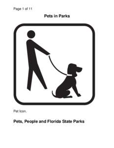 Page 1 of 11  Pets in Parks Pet Icon.