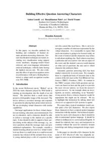 Information science / Linguistics / Information retrieval / Artificial intelligence applications / Grammar / Question answering / Speech recognition / Yes and no / Question / Computational linguistics / Science / Natural language processing