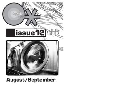 issue12  August/September edi… ...orial After last month’s kerfuffle its good to be